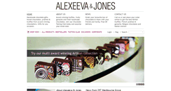 Desktop Screenshot of alexeevajones.com